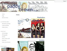 Tablet Screenshot of paddybrown.co.uk